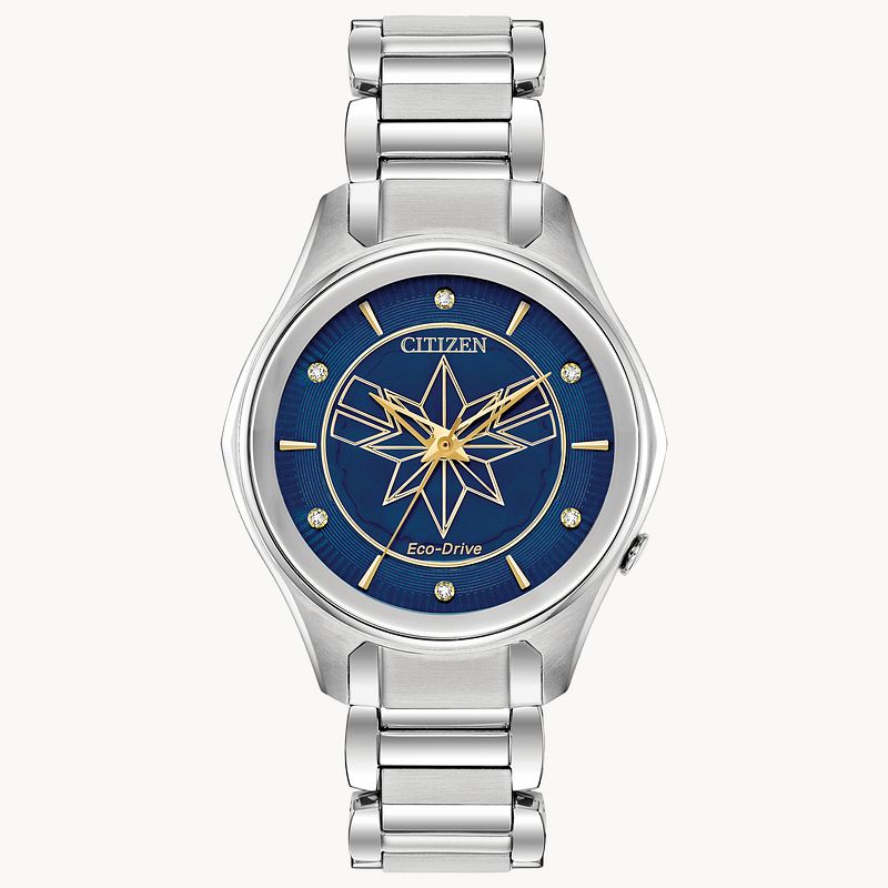 Citizen Captain Marvel Eco Drive Blue Dial Watch CITIZEN